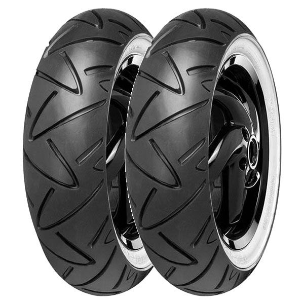 CONTINENTAL COPPIA GOMME CONTINENTAL 120/70-12 58P + 120/70-12 58P TWIST M/C WW