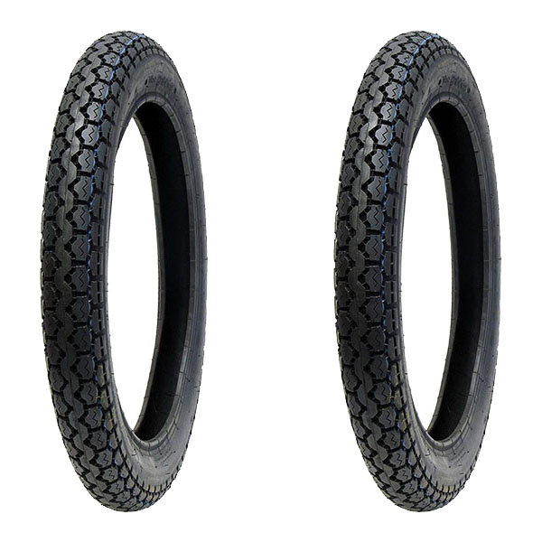COPPIA GOMME VEE RUBBER 2.50-17 43L + 2.75-17 46P VRM-015