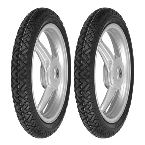 VEE RUBBER COPPIA GOMME VEE RUBBER 2.50-17 43J VRM-087 + 2.25-16 38J VMR087