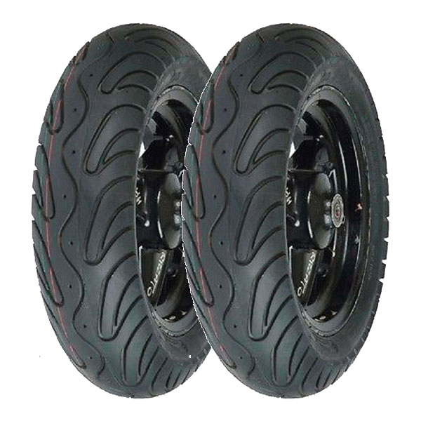 COPPIA GOMME VEE RUBBER 3.50-10 56J VRM134 + 90/90-10 50J VRM-134