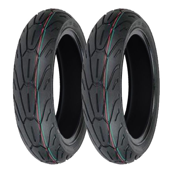 VEE RUBBER COPPIA GOMME VEE RUBBER 110/70-12 62P + 130/70-12 64P VRM-155