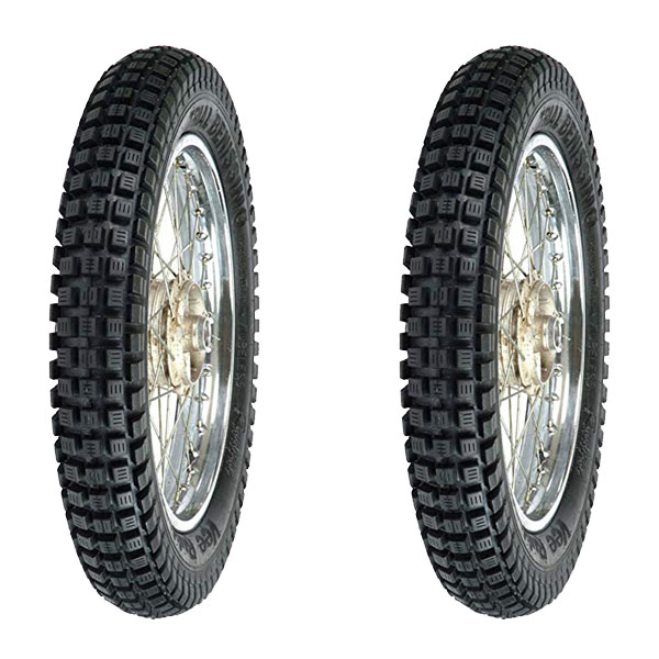 VEE RUBBER COPPIA GOMME VEE RUBBER 2.50-19 49P + 3.50-17 54L VRM-308 TRIAL