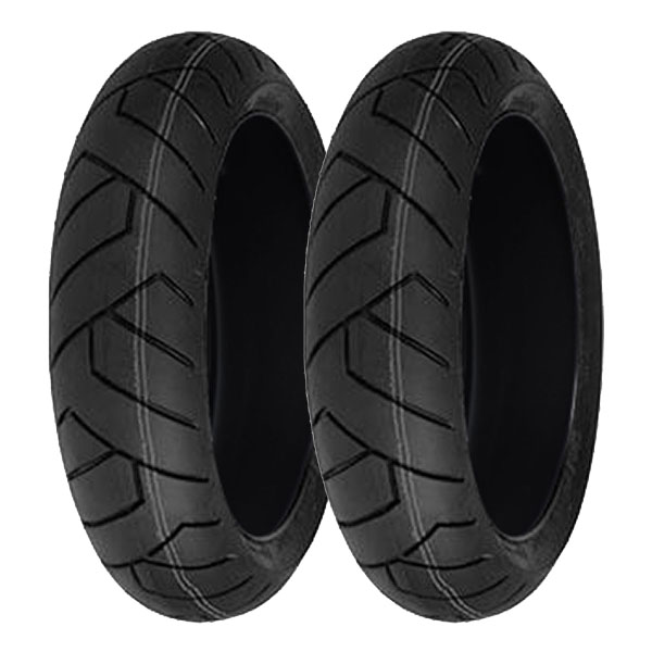 COPPIA GOMME VEE RUBBER 120/70-12 60P VRM-119C + 130/70-12 62P VRM-119