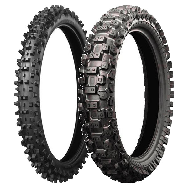 BRIDGESTONE COPPIA GOMME BRIDGESTONE 80/100-21 B.CROSS X10 S + 90/100-16 B.CROSS X30 M