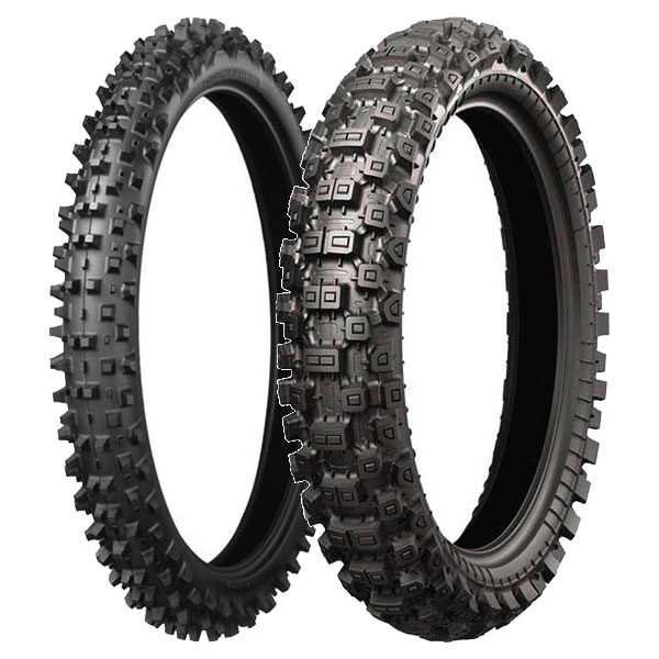 BRIDGESTONE COPPIA GOMME BRIDGESTONE 80/100-21 B.CROSS X10 S + 110/90-19 B.CROSS X40 H