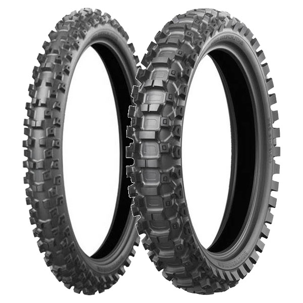 BRIDGESTONE COPPIA GOMME BRIDGESTONE 80/100-21 51M + 100/90-19 57M BATTLECROSS X20