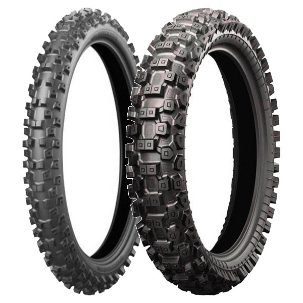 COPPIA GOMME BRIDGESTONE 80/100-21 B.CROSS X20 + 100/100-18 B.CROSS X30 M