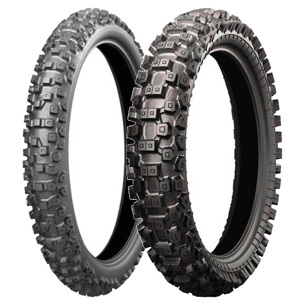 BRIDGESTONE COPPIA GOMME BRIDGESTONE 80/100-21 B.CROSS X40 H + 90/100-16 B.CROSS X30 M