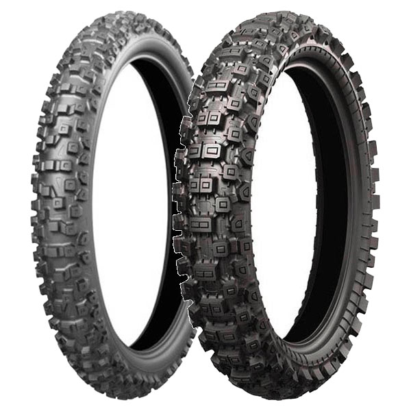 BRIDGESTONE COPPIA GOMME BRIDGESTONE 80/100-21 51M + 110/90-19 62M BATTLECROSS X40 HARD