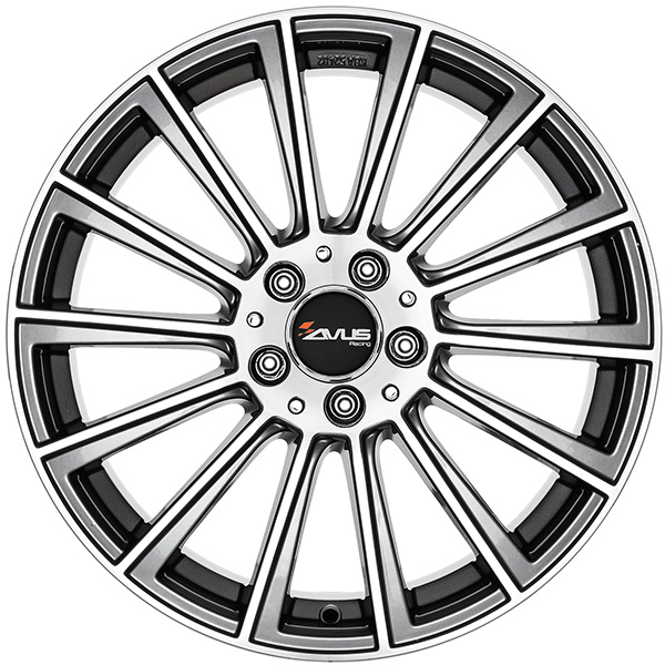 AVUS AC-M07 8x19 5x112 ET 33 ANTHRACITE POLISHED