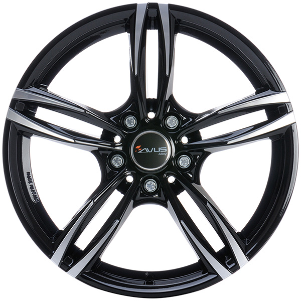 AVUS AC-MB3 7.5x17 5x120 ET 32 BLACK POLISHED