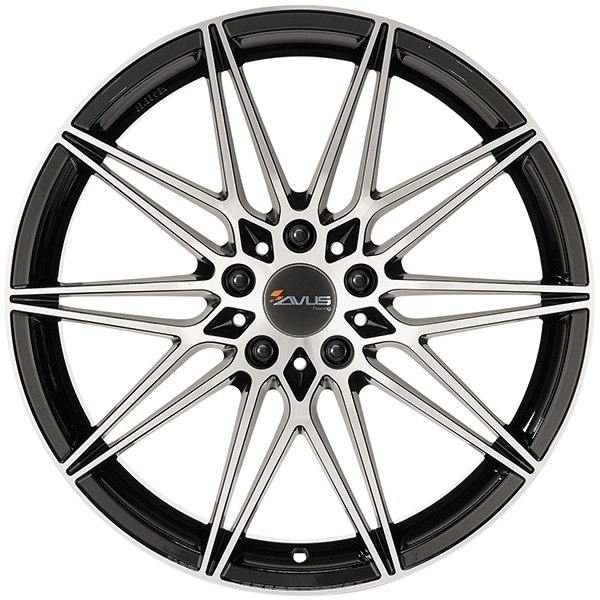 AVUS AC-MB5 8x18 5x112 ET 30 BLACK POLISHED