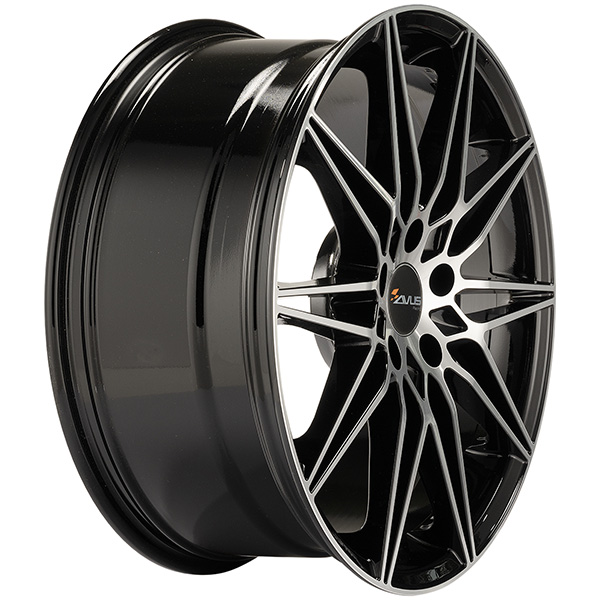 AVUS AC-MB5 8.5x20 5x112 ET 25 BLACK POLISHED
