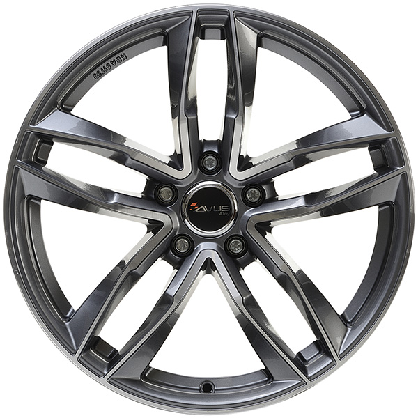 AVUS AF16 7.5x17 5x112 ET 29 ANTHRACITE POLISHED