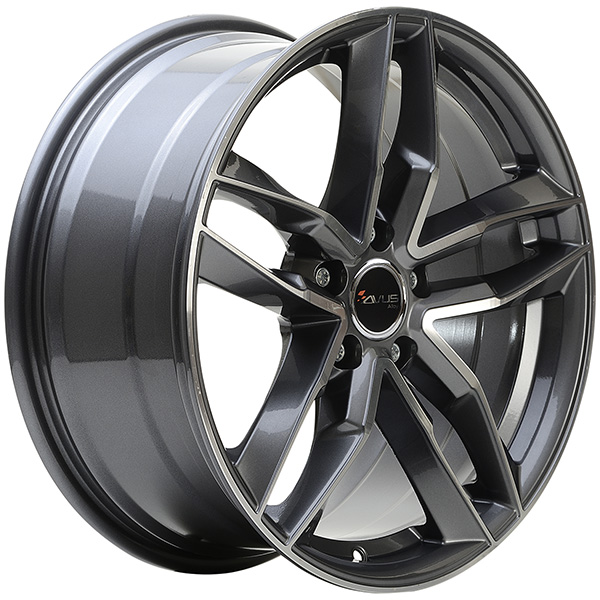 AVUS AF16 10x21 5x112 ET 19 ANTHRACITE POLISHED