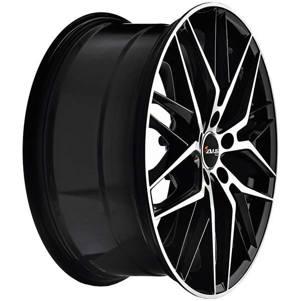 AVUS AF19 8.5x19 5x120 ET 35 BLACK POLISHED
