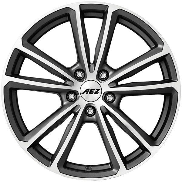 AEZ Tioga titan 7.5x17 5x108 ET 40 GRAPHITE MATT/POLISHED