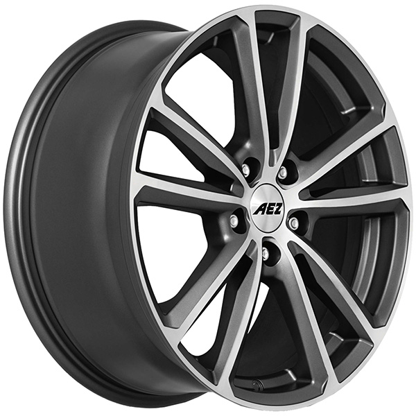 AEZ Tioga titan 7.5x17 5x108 ET 40 GRAPHITE MATT/POLISHED