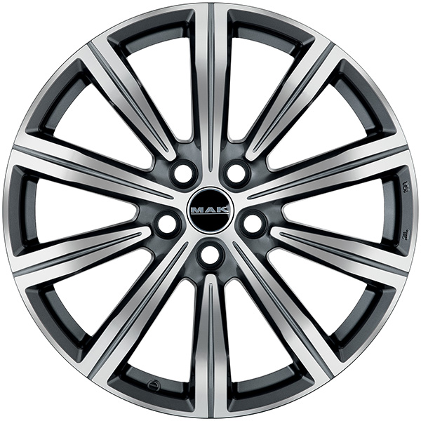 MAK BIRMINGHAM 8.5x19 5x108 ET 45 GUN MET-MIRROR FACE