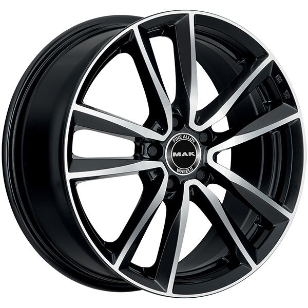 MAK BREMEN 7.5x17 5x112 ET 48 BLACK MIRROR