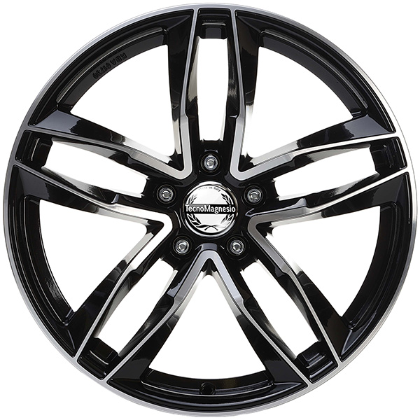 TECNOMAGNESIO FLARE EVO 8.5x21 5x112 ET 30 BLACK POLISH