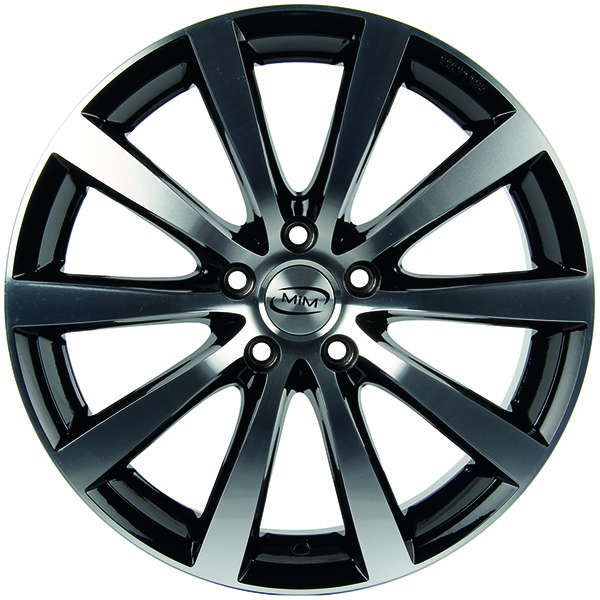 MIM MONZA 7x17 5x105 ET 40 BLACK MIRROR