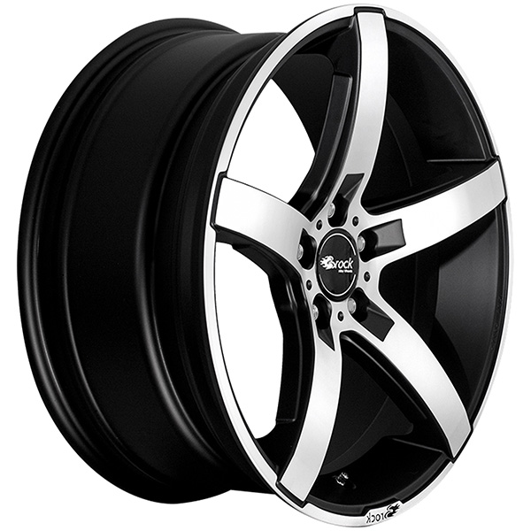 BROCK B35 7.5x17 5x112 ET 51 MATT BLACK POLISH