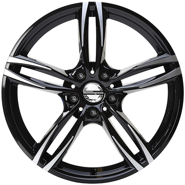 TECNOMAGNESIO WIND EVO 8.5x20 5x120 ET 33 BLACK POLISH
