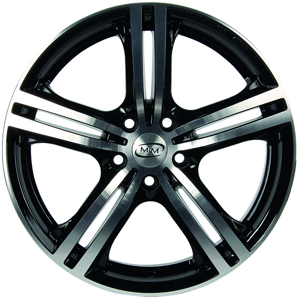MIM MILANO EVO 7x16 5x110 ET 38 BLACK MIRROR