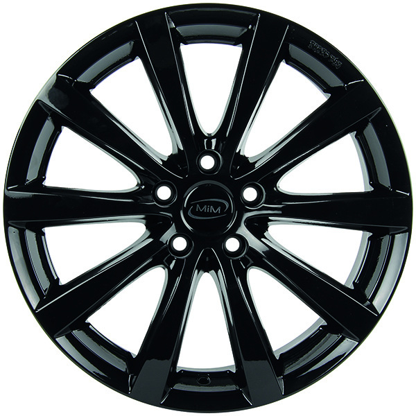 MIM MONZA 7x17 5x105 ET 40 FLAT BLACK