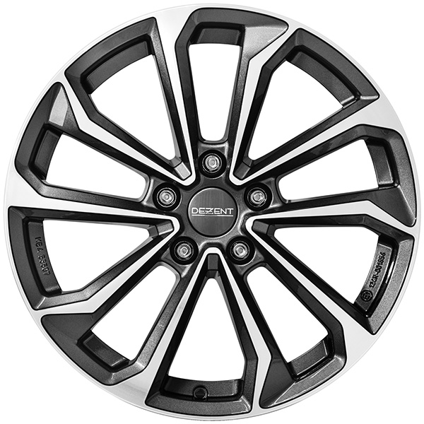 DEZENT KS dark 7.5x19 5x114.3 ET 49.5 GUNMETAL/POLISHED