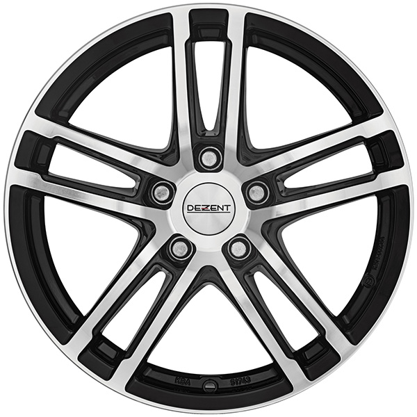 DEZENT TZ dark 6.5x16 5x114.3 ET 42 BLACK/POLISHED