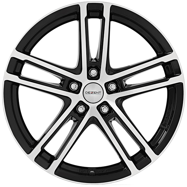 DEZENT TZ-c dark 8x18 5x108 ET 42 BLACK/POLISHED