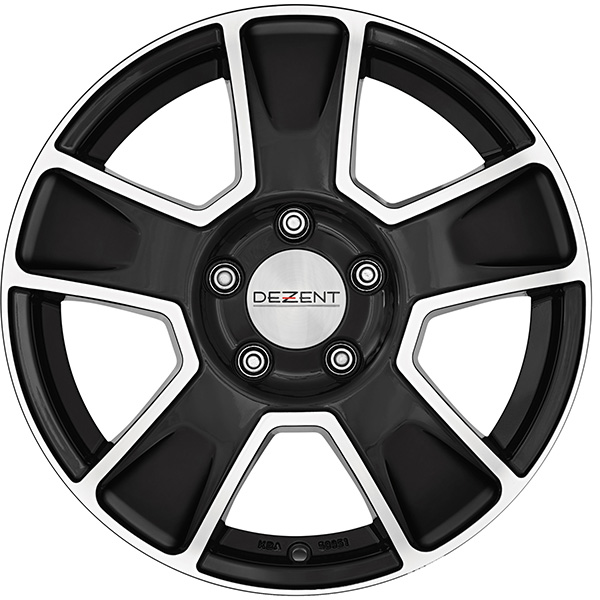 DEZENT Van dark 6.5x16 5x114.3 ET 50 Black/polished