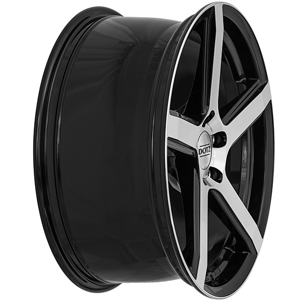 DOTZ CP5 dark 8.5x18 5x112 ET 45 Black/polished
