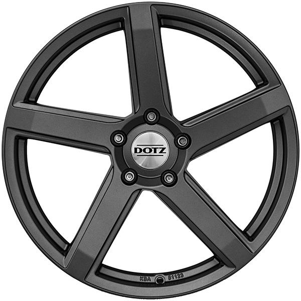 DOTZ CP5 8x17 5x120 ET 30 graphite matt