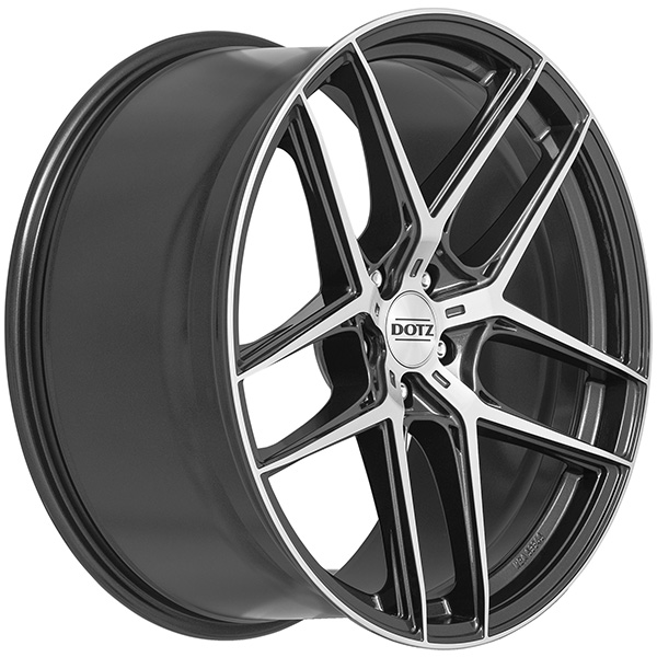 DOTZ LagunaSeca dark 8x19 5x120 ET 35 GUNMETAL/POLISHED