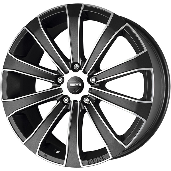 MOMO Europe 6.5x15 5x112 ET 50 Nero Carbon Opaco Diamantato