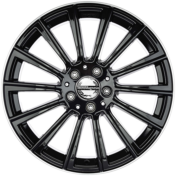 TECNOMAGNESIO ROTOR EVO 8x19 5x112 ET 33 BLACK LIP POLISHED