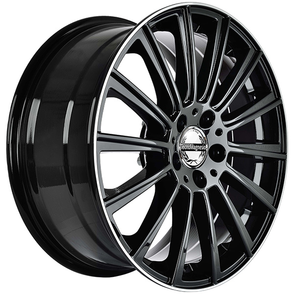 TECNOMAGNESIO ROTOR EVO 8.5x19 5x112 ET 45 BLACK LIP POLISHED