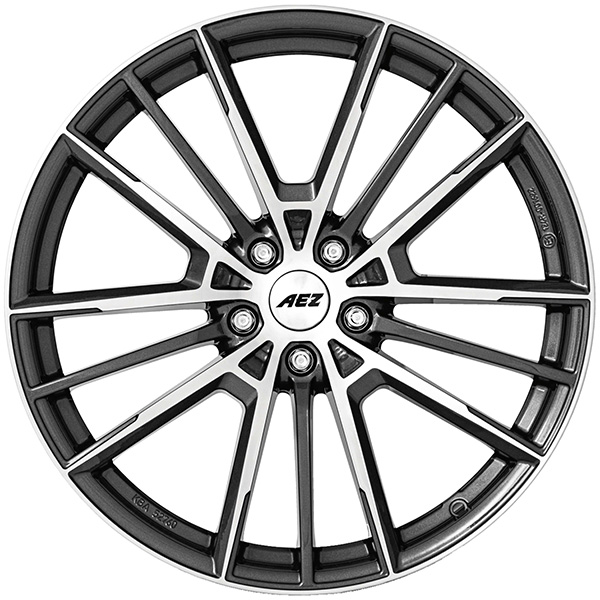 AEZ Kaiman dark 8x18 5x108 ET 40 Gunmetal/polished