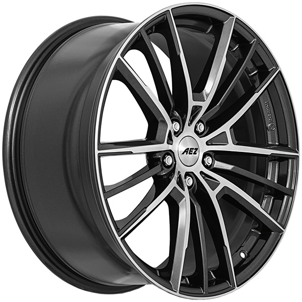 AEZ Kaiman dark 8x18 5x108 ET 40 Gunmetal/polished