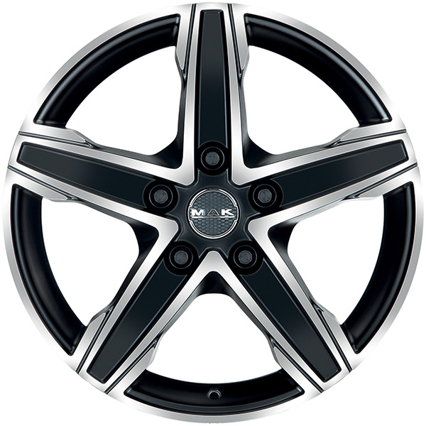 MAK KING 5 6.5x16 5x118 ET 55 ICE BLACK