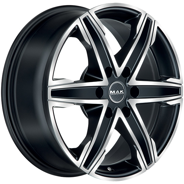 MAK KING6 7.5x17 6x139.7 ET 38 ICE BLACK