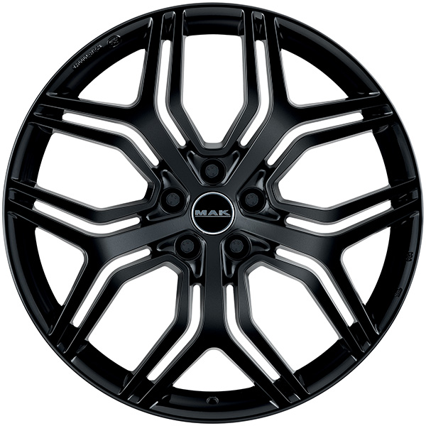 MAK KINGDOM 8.5x20 5x108 ET 42 GLOSS BLACK