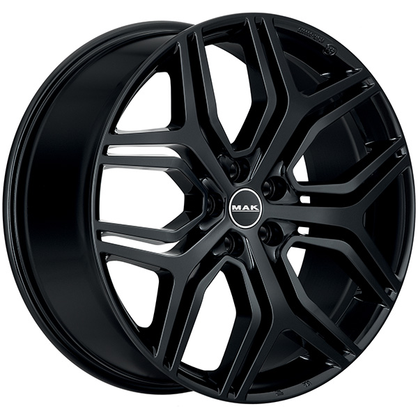 MAK KINGDOM 8.5x20 5x108 ET 42 GLOSS BLACK