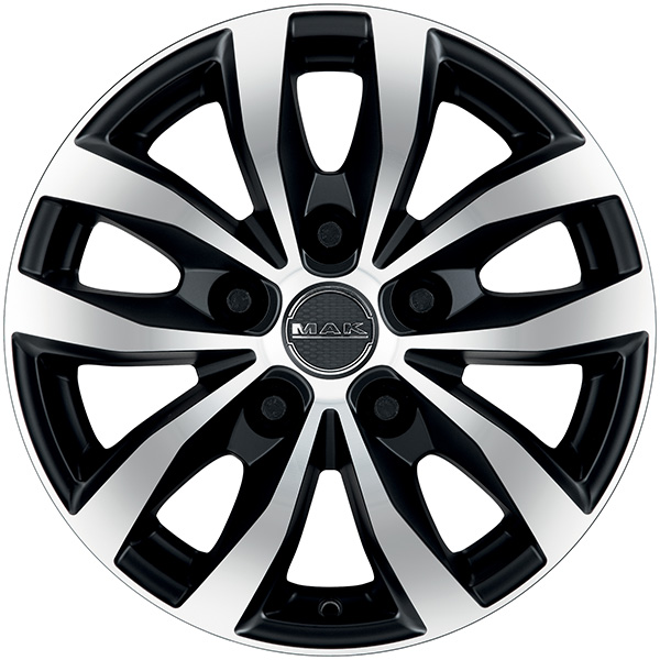 MAK LOAD 5 3 7x17 5x160 ET 55 ICE BLACK
