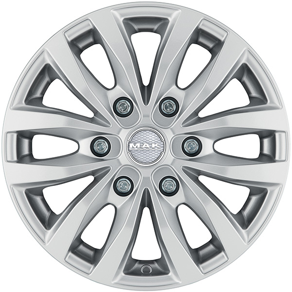 MAK LOAD 6 6.5x16 6x139.7 ET 46 SILVER