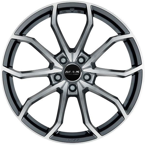 MAK LOWE FF 8x18 5x112 ET 30 GUN MET-MIRROR FACE