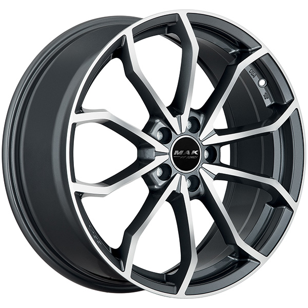 MAK LOWE FF 8x18 5x112 ET 30 GUN MET-MIRROR FACE